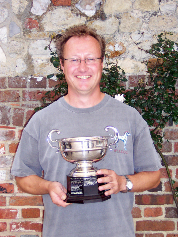 Roger Puttock wins the singlehanded fleet at the Tideway nationals photo copyright Danny Lindsey taken at Bosham Sailing Club and featuring the Tideway class