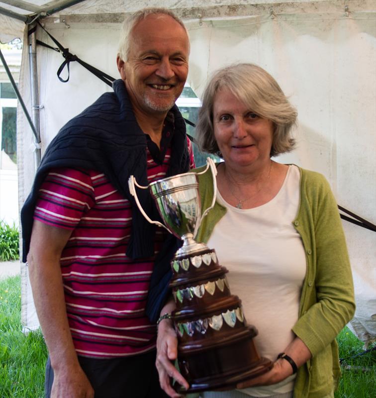 Hugh and Alison Ambery in 'Ruby' win the Challenge Trophy - Tideway National Championship on Barton Broad photo copyright Dean Sephton taken at  and featuring the Tideway class