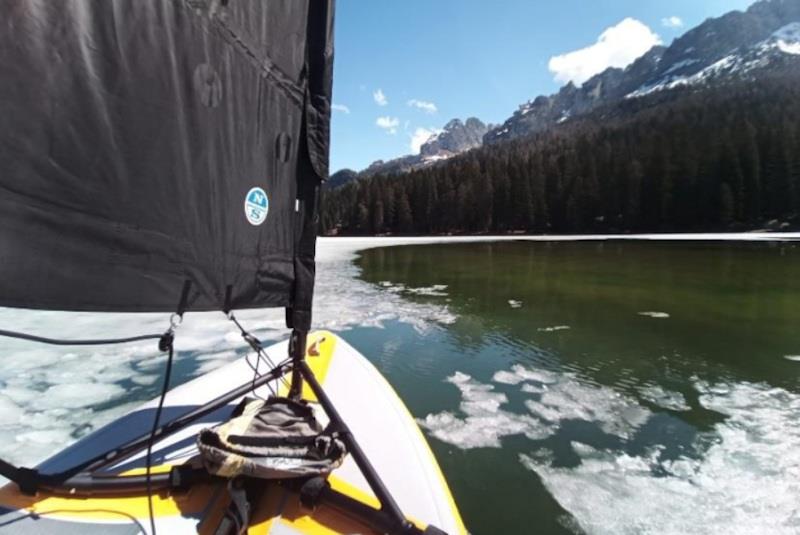 Practice sailing ahead of The Grand Tour 2023 photo copyright Manuel Vlacich taken at  and featuring the Tiwal 3R class