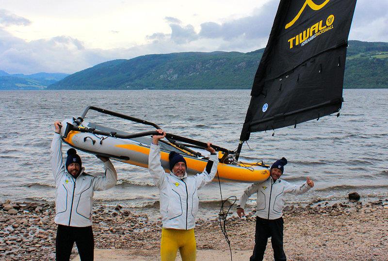 A record attempt on Loch Ness photo copyright The Grand Tour taken at  and featuring the Tiwal 3R class