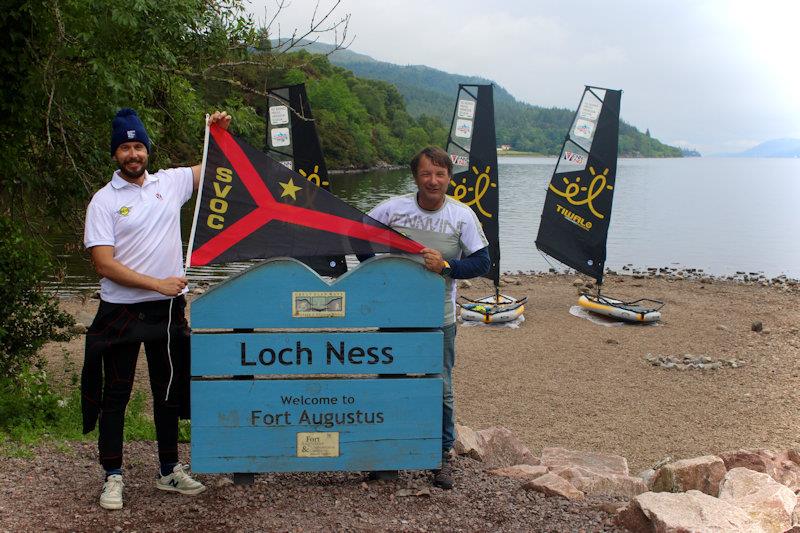 A record attempt on Loch Ness photo copyright The Grand Tour taken at  and featuring the Tiwal 3R class