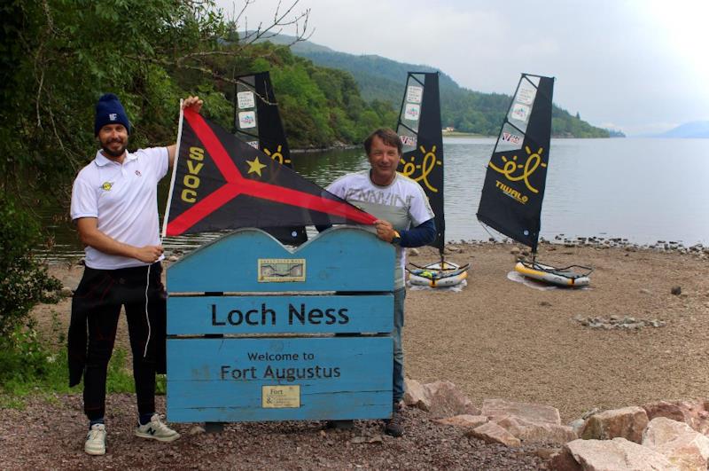 The creators of 'The Grand Tour', Vlacich Manuel and Deganutti Franco, in Loch Ness - June 2023 - photo © TGT