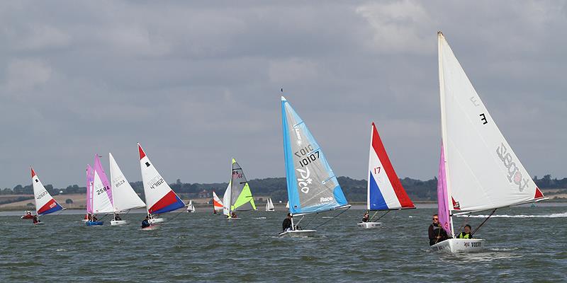 Pyefleet Week day 6 photo copyright Fiona Brown / www.fionabrown.com taken at Brightlingsea Sailing Club and featuring the Topaz class