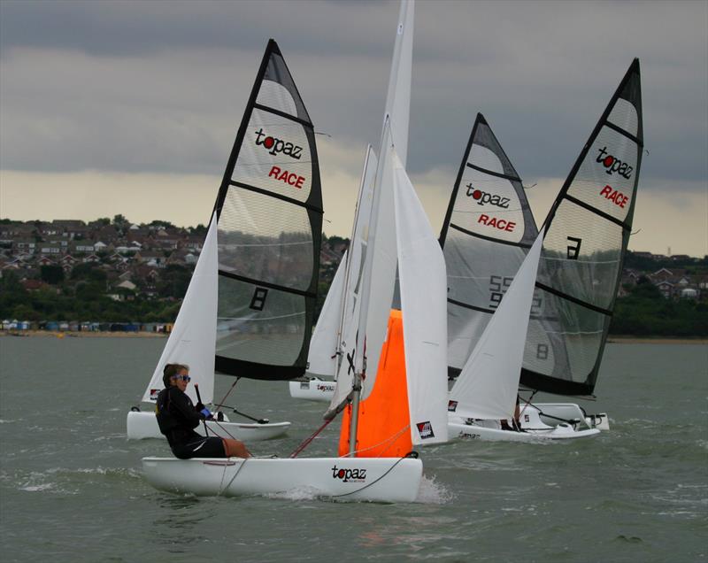 Topper Topaz Uno Nationals at Whitstable  photo copyright Nick Champion / www.championmarinephotography.co.uk taken at Whitstable Yacht Club and featuring the Topaz class