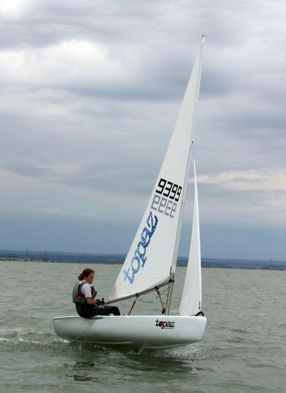 Topper Topaz Uno Nationals at Whitstable  photo copyright Nick Champion / www.championmarinephotography.co.uk taken at Whitstable Yacht Club and featuring the Topaz class