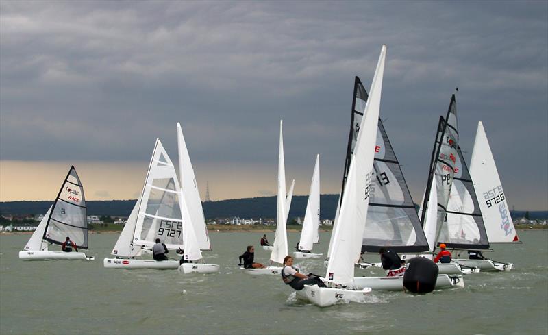 Topper Topaz Uno Nationals at Whitstable  photo copyright Nick Champion / www.championmarinephotography.co.uk taken at Whitstable Yacht Club and featuring the Topaz class