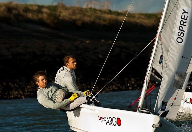 Matt Burge and Toby Lewis win the 2014 Endeavour Championship photo copyright Graeme Sweeney / www.marineimages.co.uk taken at Royal Corinthian Yacht Club, Burnham and featuring the Topaz Argo class