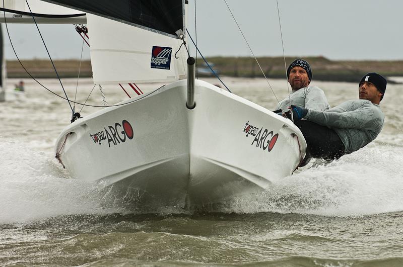 2014 Endeavour Championship day 2 photo copyright Graeme Sweeney / www.marineimages.co.uk taken at Royal Corinthian Yacht Club and featuring the Topaz Argo class