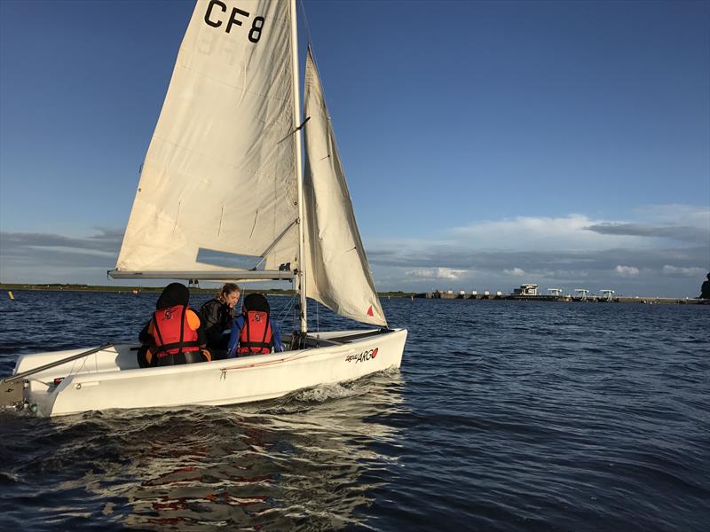 The South Wales launch of Only Girls Afloat in Cardiff Bay photo copyright Hamish Stuart taken at RYA Cymru-Wales and featuring the Topaz Argo class