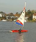 James Deaton during the Topper & Optimist Open at Waveney & Oulton Broad