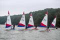 The Chipstead Four return to base in their own unique way during the KSSA Mid-Summer Regatta at Medway