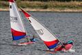 Topper overall winner Keali Rhodes leads Oscar Rowe - Northamptonshire Youth Series final leg at Cransley © Matthew O'Neill