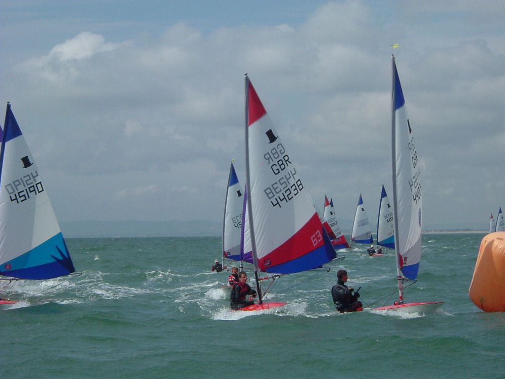 Action from the Bexhill Topper open photo copyright Rob Harrison taken at Bexhill Sailing Club and featuring the Topper class