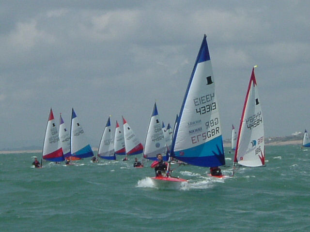 Action from the Bexhill Topper open photo copyright Rob Harrison taken at Bexhill Sailing Club and featuring the Topper class