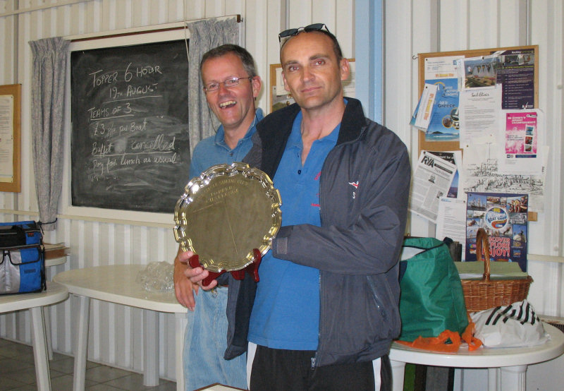 Patrick Biddulph & Richard Lambert win the Topper 6 Hour Challenge at Blue Circle photo copyright BCSC taken at Blue Circle Sailing Club and featuring the Topper class