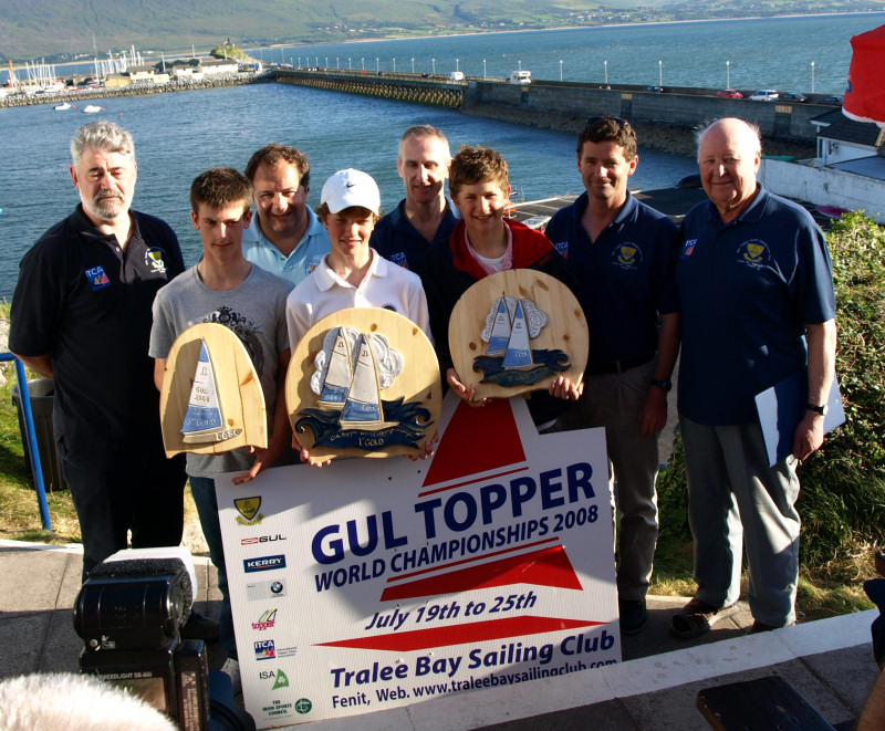 A record entry of 176 competitors for the Gul Topper Worlds at Tralee Bay photo copyright Jeanie Johnston taken at Tralee Bay Sailing Club and featuring the Topper class