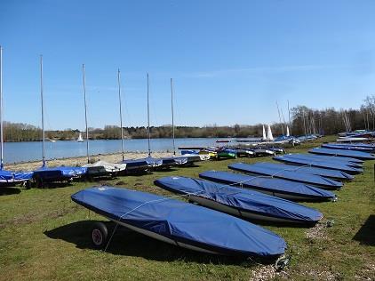 All set for the 2014 season at SESCA photo copyright Mike Steele taken at St Edmundsbury Sailing & Canoeing Association and featuring the Topper class