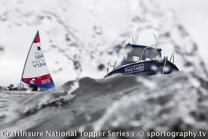 Craftinsure Topper 5.3 National Series 2 photo copyright Alex Irwin / www.sportography.tv taken at Queen Mary Sailing Club and featuring the Topper class