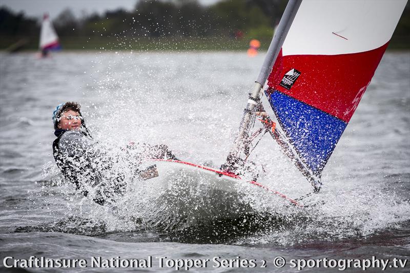 Craftinsure Topper 5.3 National Series 2 photo copyright Alex Irwin / www.sportography.tv taken at Queen Mary Sailing Club and featuring the Topper class