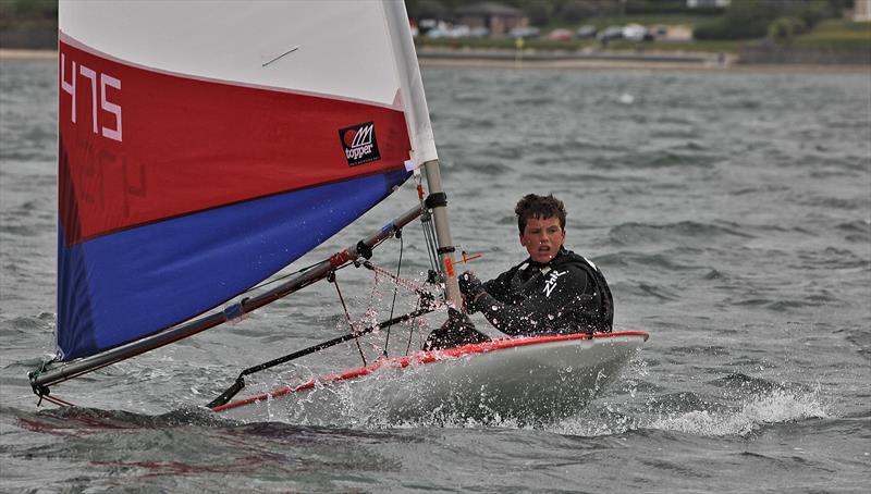 Irish Topper Traveller event 3 at Ballyholme photo copyright Simon McIlwaine taken at Ballyholme Yacht Club and featuring the Topper class