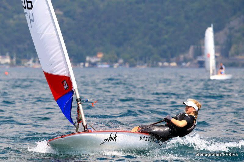 Day 5 at the Topper World Championships 2015 photo copyright Elena Giolai / Fraglia Vela Riva taken at Fraglia Vela Riva and featuring the Topper class