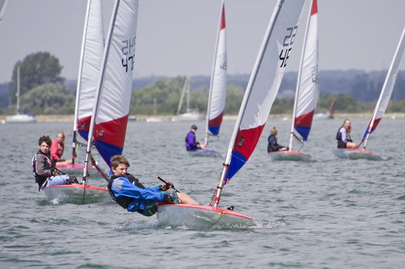 Topper racing during Junior Fortnight at Itchenor - photo © Mary Pudney