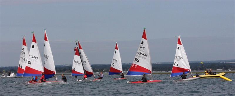 Senior Topper fleet at Bosham Junior Week - photo © Dawn Chesher & Greg Grant