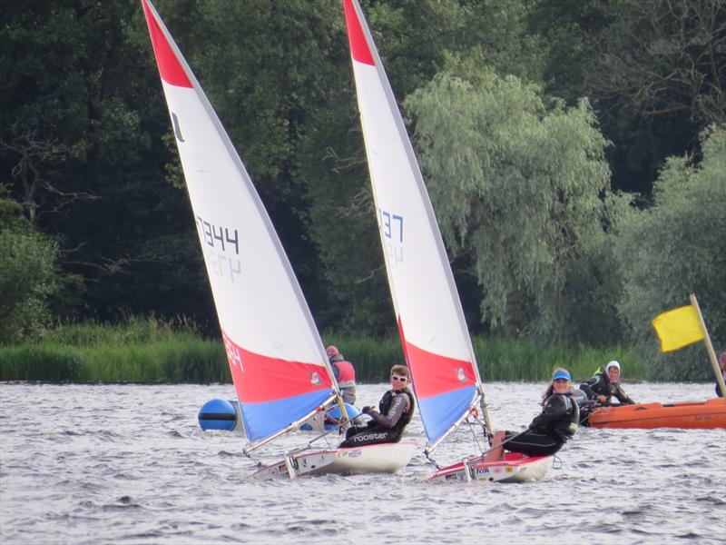 Scottish Toppers at Annandale  photo copyright Dougie Bell taken at Annandale Sailing Club and featuring the Topper class