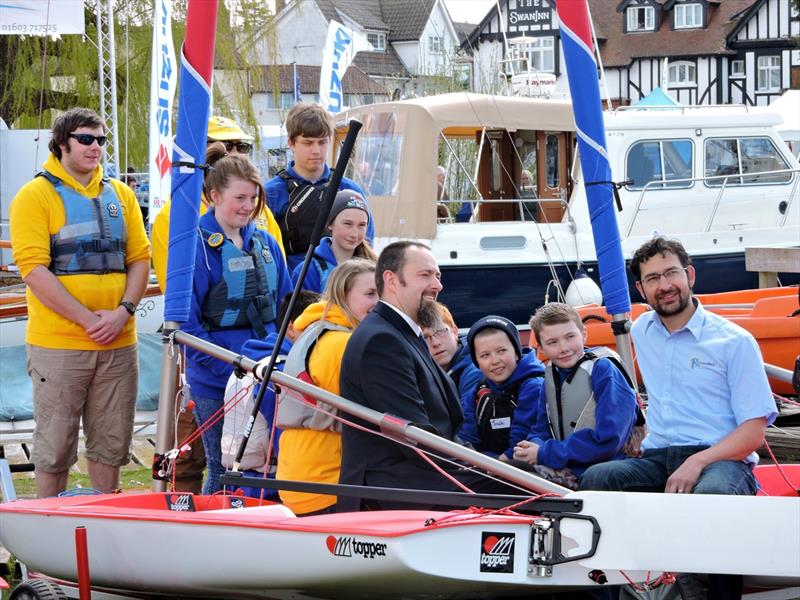 Horning Boat Show Try Sailing Day photo copyright Holly Hancock taken at Horning Sailing Club and featuring the Topper class