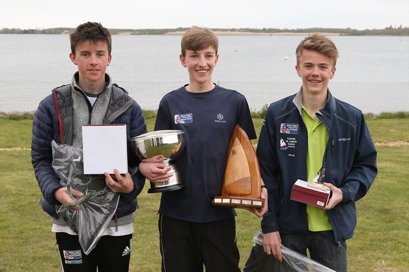 5.3 winners in the Volvo GJW Direct Topper Inlands at Grafham photo copyright P Newton taken at Grafham Water Sailing Club and featuring the Topper class