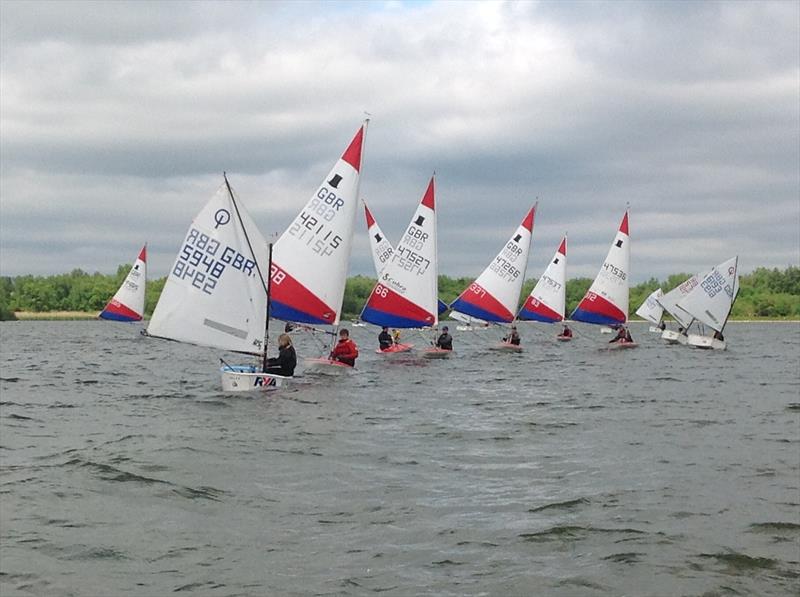 RYA High Performance Club training at Leigh & Lowton - photo © Alan Williams