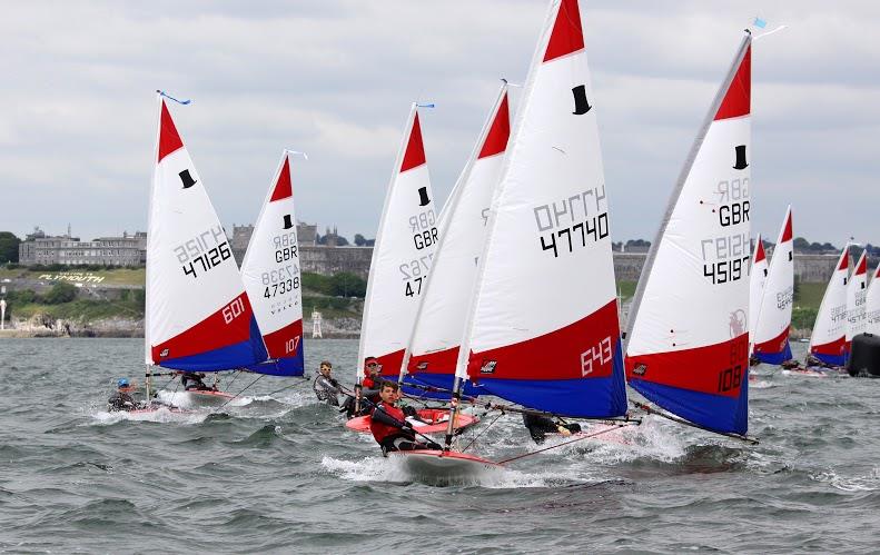 Volvo GJW Direct Topper National Series in Plymouth photo copyright Andrew Sturt taken at Mount Batten Centre for Watersports and featuring the Topper class