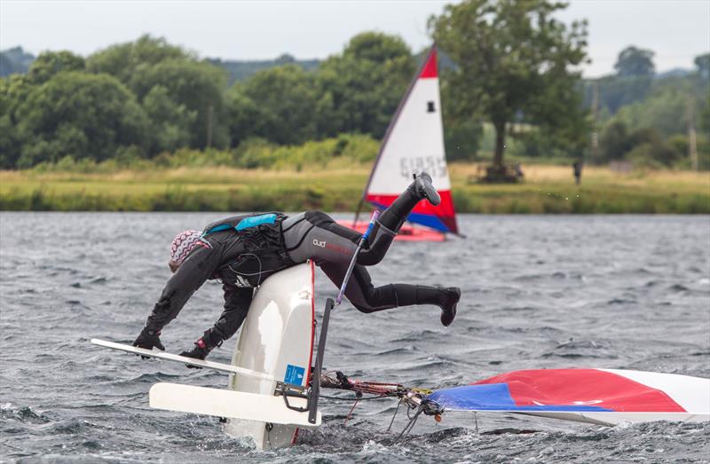 Topper Midland Championships at Notts County photo copyright David Eberlin taken at Notts County Sailing Club and featuring the Topper class