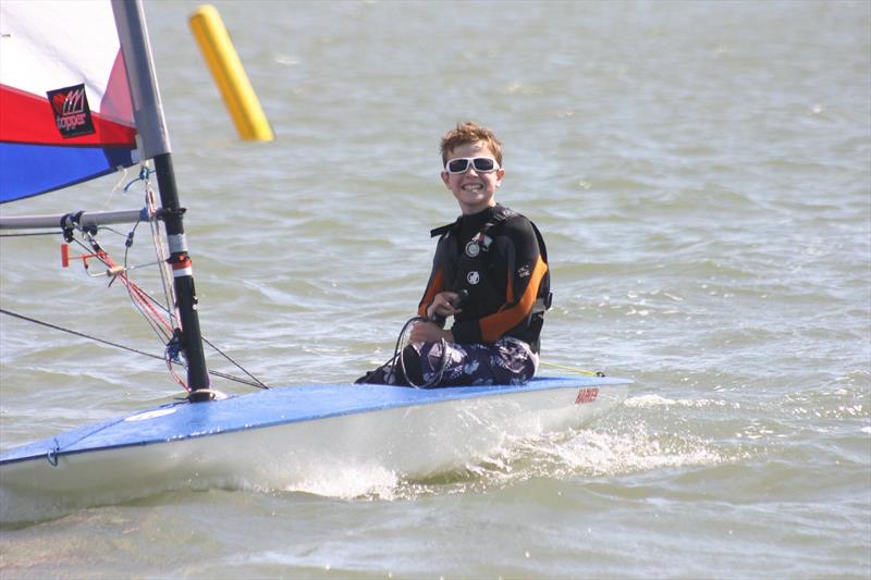 Christchurch Sailing Club Junior Week photo copyright Richard Beasley taken at Christchurch Sailing Club and featuring the Topper class