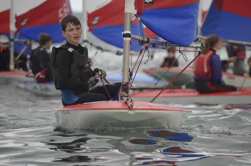 Topper training and open meeting at Paignton  photo copyright Nathan Gribbin taken at Paignton Sailing Club and featuring the Topper class