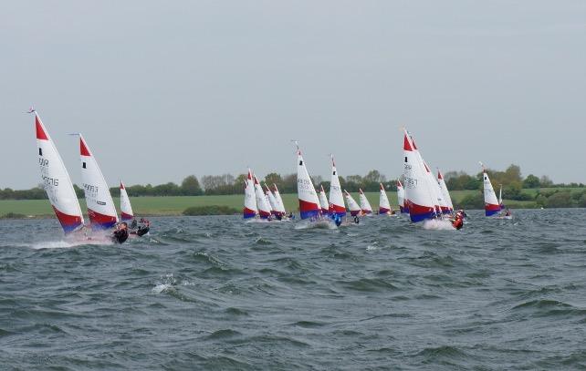 Topper Inlands and Volvo GJW Direct National Series 4 at Grafham Water photo copyright Nerys Chandler taken at Grafham Water Sailing Club and featuring the Topper class