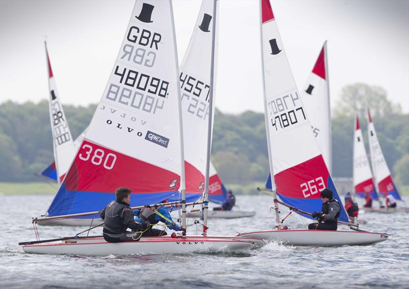 Topper sailor Ethan Kneale on day 2 of the RYA Eric Twiname Championships photo copyright Dan Towers / onEdition / RYA taken at Rutland Sailing Club and featuring the Topper class