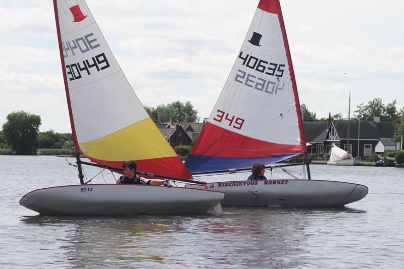 Eastern Area Topper Travellers at Horning - Silver fleet photo copyright Brett Martin taken at Horning Sailing Club and featuring the Topper class