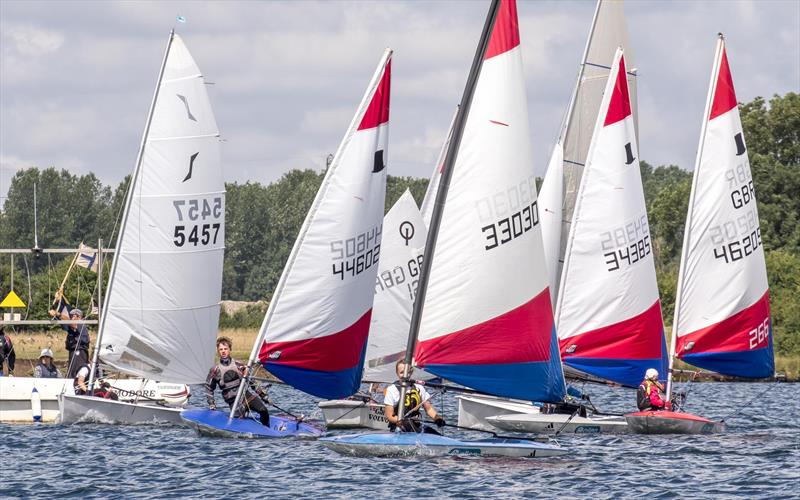 Notts County SC Junior Open Meeting photo copyright David Eberlin taken at Notts County Sailing Club and featuring the Topper class