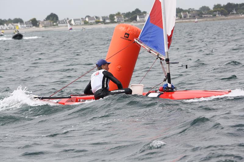 Scott Wilkinson wins the 5.3 fleet at the Rooster Topper World Championships 2017 photo copyright Christine Wilkinson taken at Le cercle nautique de Loctudy and featuring the Topper class