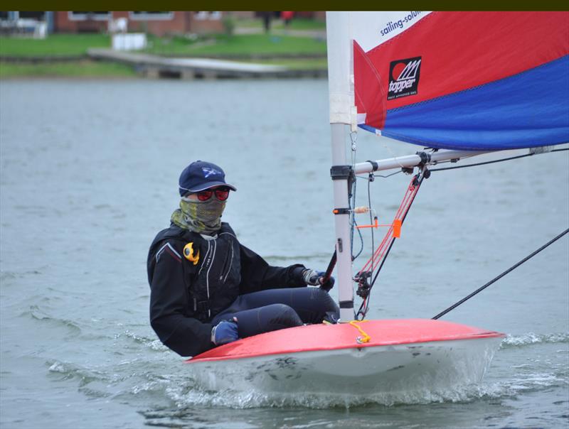 Charlie Guyett Inter-club Warwick Trophy at Hollowell photo copyright Stewart Elder taken at Hollowell Sailing Club and featuring the Topper class