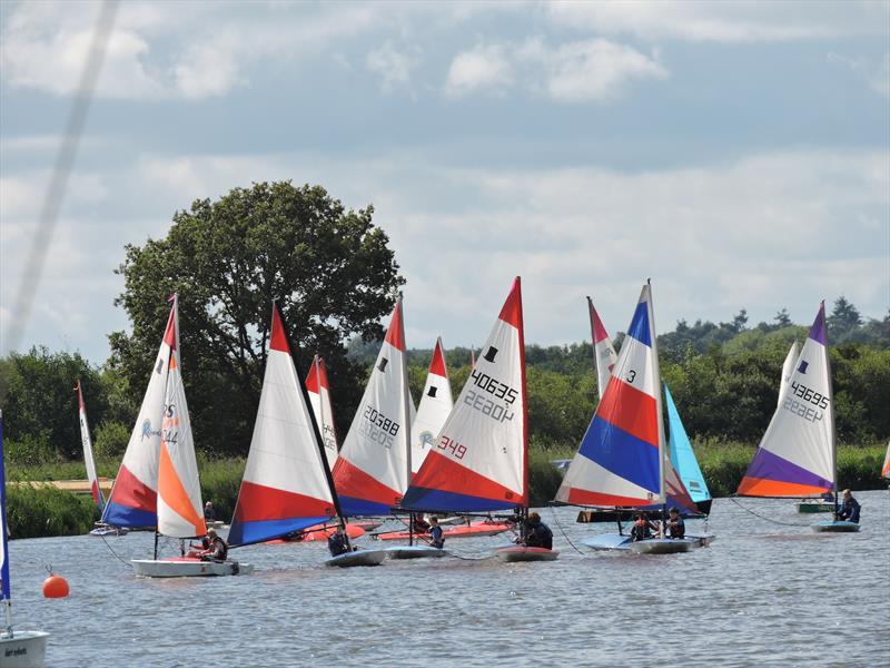 Horning Sailing Club Junior Regatta photo copyright Holly Hancock taken at Horning Sailing Club and featuring the Topper class