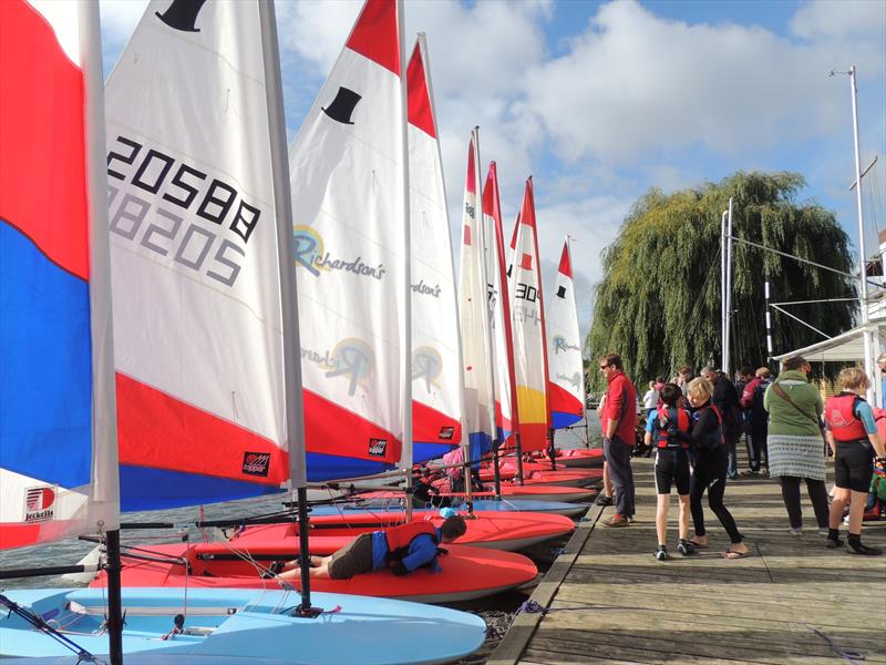 Horning Sailing Club Junior Regatta photo copyright Holly Hancock taken at Horning Sailing Club and featuring the Topper class