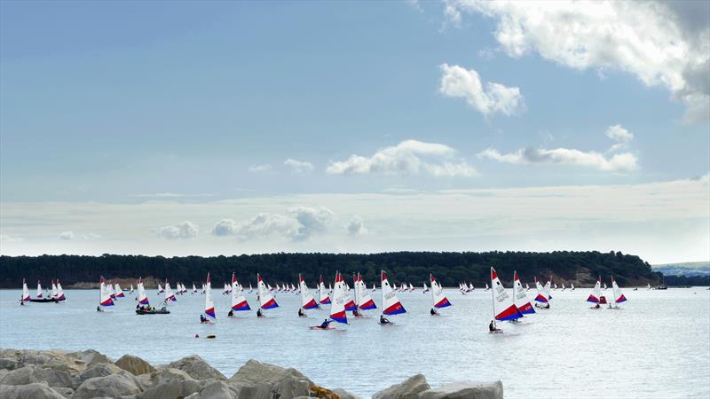 Topper GJW Direct National Series 1 at Poole photo copyright Mike Millard taken at Poole Yacht Club and featuring the Topper class