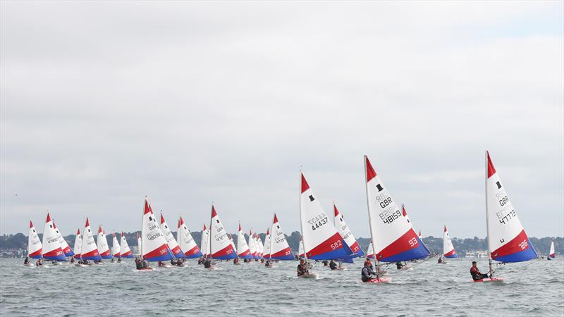 Topper GJW Direct National Series 1 at Poole photo copyright Mike Millard taken at Poole Yacht Club and featuring the Topper class