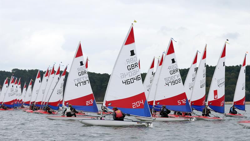 Topper GJW Direct National Series 1 at Poole photo copyright Mike Millard taken at Poole Yacht Club and featuring the Topper class