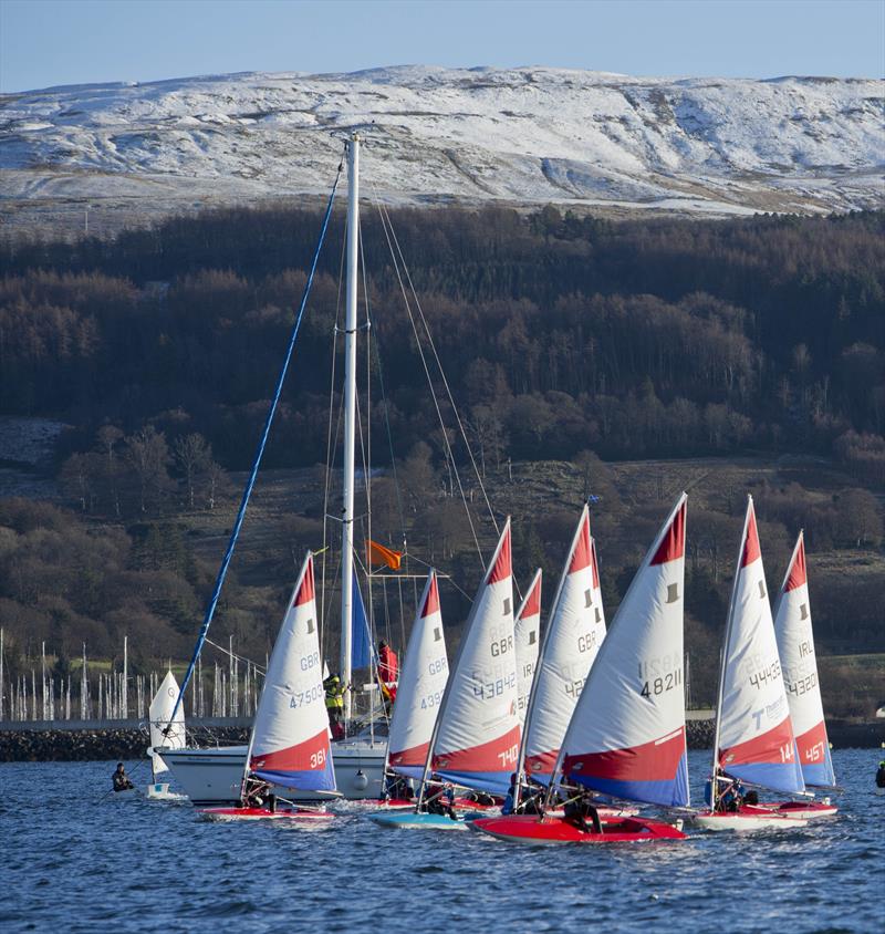 RYA Scotland Winter Championships at Largs photo copyright Marc Turner / RYA Scotland taken at Largs Sailing Club and featuring the Topper class