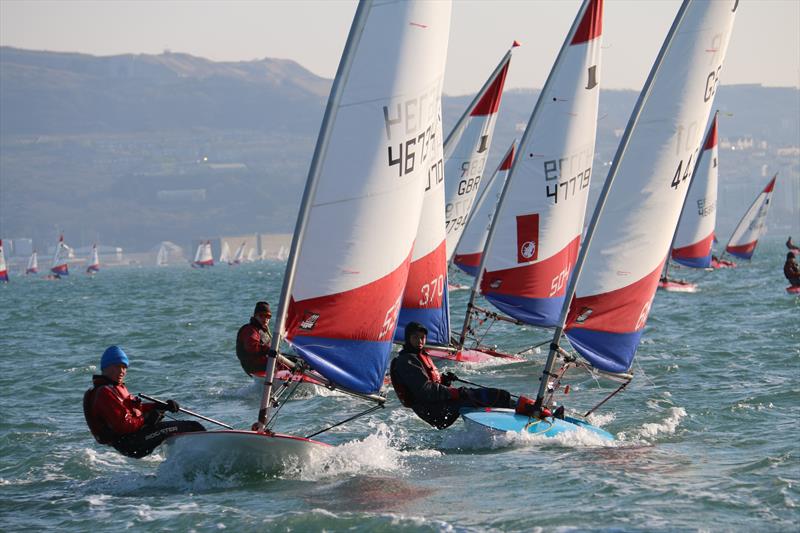 Topper Winter Championships at the WPNSA photo copyright Andrew Peaty taken at Weymouth & Portland Sailing Academy and featuring the Topper class