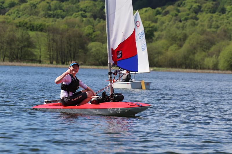 Scottish Topper Travellers at Bardowie Loch photo copyright Andy Robertson taken at Clyde Cruising Club and featuring the Topper class