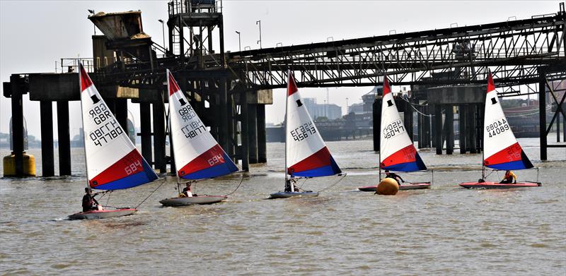 Rooster South East Topper Travellers at Greenwich photo copyright Jim Four taken at Greenwich Yacht Club and featuring the Topper class